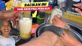 Amazing Indonesian Street Food  STMJ Milk Egg Ginger Honey and Herbs Making