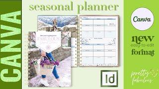 NEW Planner Template Undated Seasonal Planner