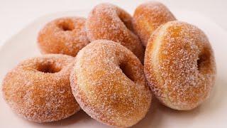 Extremely Soft and Fluffy！Super EASY to make Homemade Donuts without OVEN