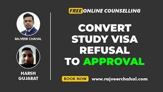 What To Do After Study Visa Refusal  Canada Visa Update 2024  Rajveer Chahal