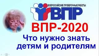 Что такое ВПР. Что нужно знать о ВПР родителям и ученикам. График проведения и особенности ВПР-2020.