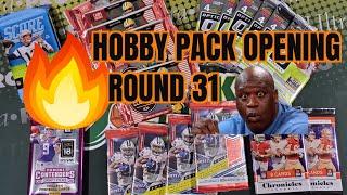 Random Football Card Hobby Pack Opening Round 31 