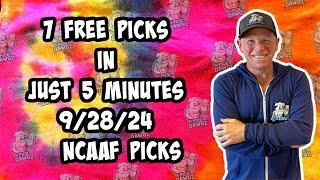 NCAAF Best Bets for Today Picks & Predictions Saturday 92824  7 Picks in 5 Minutes