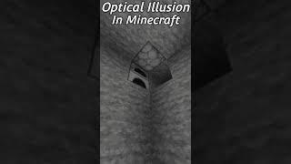 Optical Illusion In Minecraft  #Shorts