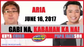 Gabi na Kabahan ka na with Papa Jackson and Kuya Chico June 16 2017 Caller 1 Aria