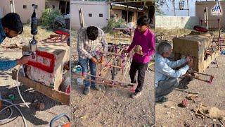 Bicycle to tractor making #tractor #bicycle