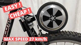 Building a very cheap e bike with hoverboard motor - easy conversion