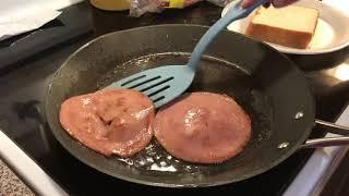 Fried Bologna Sandwich