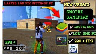 The End Of Lag In Pc ️ Best Lag Fix For Free Fire - Free Fire  All Emulator  2024