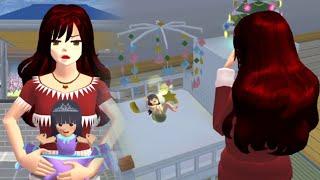 Evil mother ignores baby  Sad Story  Sakura School Simulator