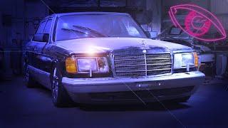 Budget Bagged Mercedes W126 Aired Up For The First Time
