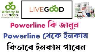 Livegood powerline থেকে ইনকাম  powerline income  livegood Bangla tutorial  Livegood 2024