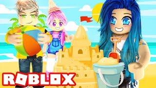 Building the BIGGEST Sand Castle in Roblox