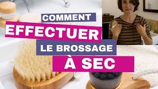 Brossage à sec lymphe  anti-cellulite traitement de lacné et peau de rêve 