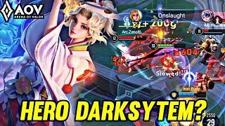 AOV  CHARLOTTE GAMEPLAY  HERO DARKSYTEM? - ARENA OF VALOR LIÊNQUÂNMOBILE ROV