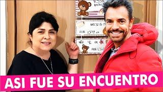 Eugenio Derbez y Victoria Ruffo se reúnen por el nacimiento de su nieta Tessa