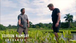 Karate Harvest Gordon Ramsay Learns Poi Preparation  Gordon Ramsay Uncharted