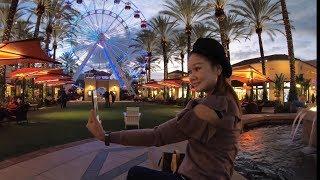 Walking around Irvine Spectrum California with New GoPro HERO7 Black 4K