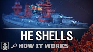 How it Works HE Shells  World of Warships