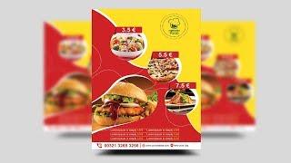 How to Create a Professional Flyer in Photoshop  Restaurant Flyer