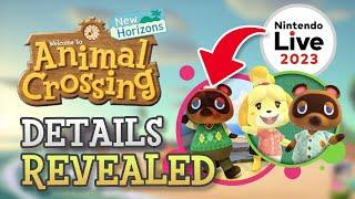 Animal Crossing New Horizons Nintendo Live 2023 Details Revealed