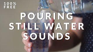 Pouring Water Into Glass Sound Plastic Cup