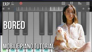 How to play Bored by Laufey on Mobile Piano Tutorial