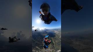 Wingsuit skydive collision