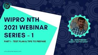 Wipro NLTH 2021 Webinar Series - 1  Test Plan Tips to Prepare