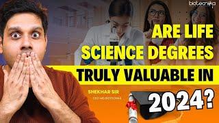 Are Life Science Degrees Truly Valuable in 2024? #lifescience #degree #biotech #education