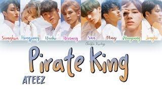 ATEEZ _ Pirate King 해적왕 Color Coded Lyrics  han rom eng