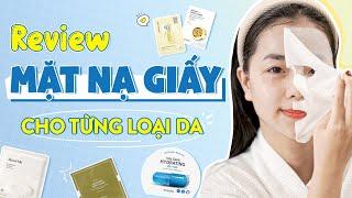 Tổng Hợp Mặt Nạ Giấy Cho Từng Loại Da  Quin