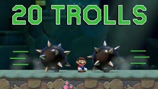 20 Troll Ways to Die in Super Mario Maker 2