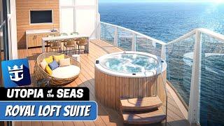 Utopia of the Seas  Royal Loft Suite Full Walkthrough Tour  Royal Caribbean  2024  4K