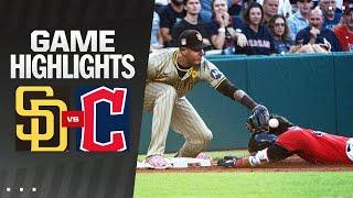 Padres vs. Guardians Game Highlights 72024  MLB Highlights