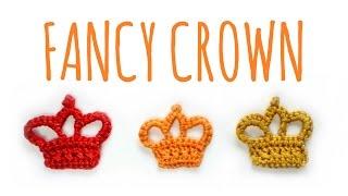 Fancy crown applique  crochet amigurumi CAL