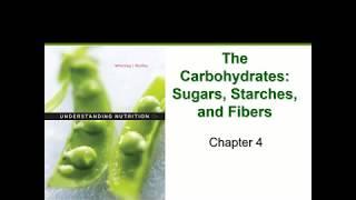 The Carbohydrates Chapter 4