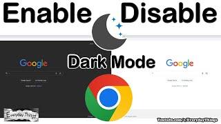 How to Enable or Disable Dark Mode on Chrome in just one click PC & Laptop