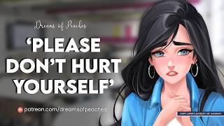 Please Dont Hurt Yourself  TW SH Popular girl x shy listener Cleaning you up Support
