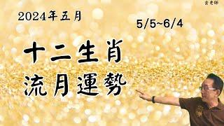 2024五月 十二生肖5564巳月流月運勢｜財運事業｜婚姻感情｜身體健康｜十二生肖癸卯年流月運勢