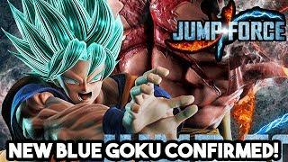 JUMP FORCE - NEW HD SUPER SAIYAN BLUE GOKU OFFICIAL NEW FORM PLAYABLE SSGSS Goku Transformation