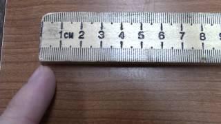 How to Measure Using a Meter Stick