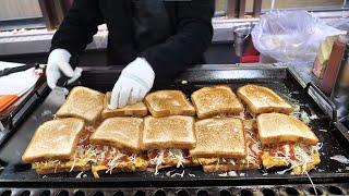 The master of Myeongdong street toast in charge of breakfast in Myeongdong