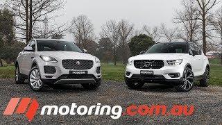 2018 Jaguar E-PACE v Volvo XC40 Comparison  motoring.com.au