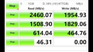 Phison SSD Gen3 x4 512 GB Crystal Disk Mark #RaidDuelist