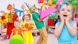 Five Kids Happy Birthday Dasha + more Childrens Songs and Videos