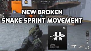 New completely broken movement in MW3 Snake Sprint