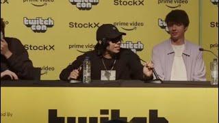 Quackity en el panel de TwitchCon Sharing the Dream Sub Español