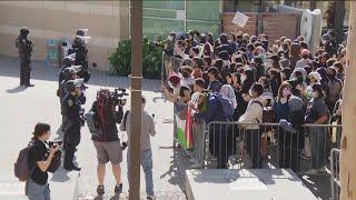 Protests continue on  UC San Diego campus after police dismantle encampment make arrests