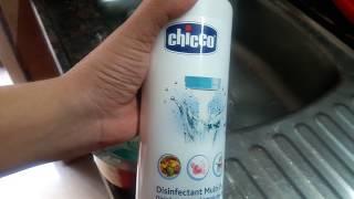 How To Clean Feeding bottle Chicco disinfectant multi purpose